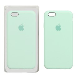 قاب سیلیکونی پاک کنی اورجینال Apple iPhone 6 / iPhone 6s - سبز پاستیلی (پک اصلی)