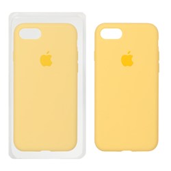 قاب سیلیکونی پاک کنی اورجینال Apple iPhone SE (2020) / iPhone 7 / iPhone 8 - زرد (پک اصلی)