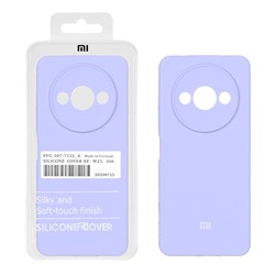قاب سیلیکونی پاک کنی اورجینال درجه یک Xiaomi Redmi A3 / A3x / Poco C61 - یاسی (پک دار)