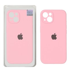 قاب سیلیکونی پاک کنی اورجینال Master Quality مدل Apple iPhone 13 / iPhone 14 - صورتی (پک دار)