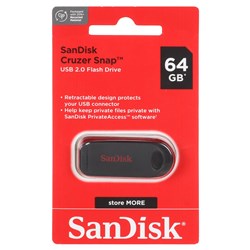 SanDisk Cruzer Snap USB2.0 Flash Memory -64GB(گارانتی سورین)