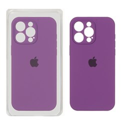قاب سیلیکونی پاک کنی اورجینال Master Quality مدل Apple iPhone 15 Pro Max - ارغوانی (پک دار)