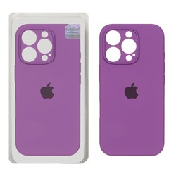 قاب سیلیکونی پاک کنی اورجینال Master Quality مدل Apple iPhone 16 Pro - ارغوانی (پک دار)