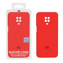 قاب سیلیکونی پاک کنی اورجینال Master Quality مدل Xiaomi Redmi Note 9S / Redmi Note 9 Pro / Redmi Note 9 Pro Max - قرمز (پک دار)