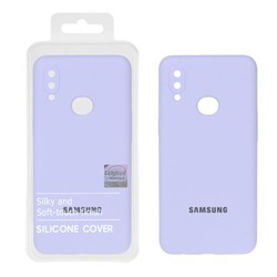 قاب سیلیکونی پاک کنی اورجینال Master Quality مدل Samsung Galaxy A10s - یاسی (پک دار)