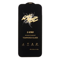 محافظ صفحه نمایش شیشه ای Full Cover Anti Static HAYA مدل Apple iPhone 15 Pro Max