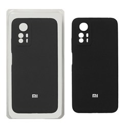 قاب سیلیکونی پاک کنی محافظ لنزدار اورجینال Xiaomi Redmi Note 12S - مشکی (پک اصلی)