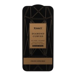 محافظ صفحه نمایش شیشه ای اورجینال XMART - Diamond Curved ESD Anti Static مدل Apple iPhone 15 Pro Max