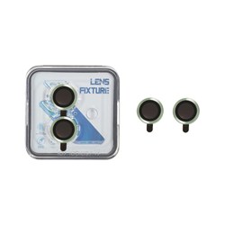 محافظ لنز رینگی اورجینال Lens Fixture شابلون دار Apple iPhone 17 - سبز روشن (پک دار)