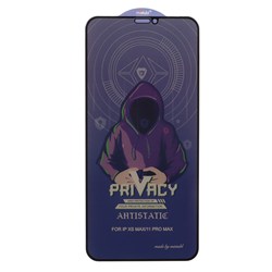 محافظ صفحه نمایش شیشه ای Full Cover Mietubl Anti Static Privacy مدل NTC - Apple iPhone 11 Pro Max / iPhone X Max / iPhone Xs Max
