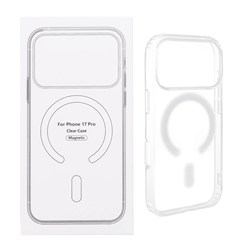 قاب شفاف Apple iPhone 17 Pro با قابلیت شارژ NTC - MagSafe (پک دار)