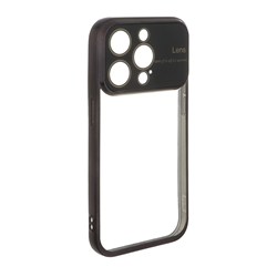 قاب دور رنگی محافظ لنز شیشه ای Apple iPhone 15 Pro - مشکی