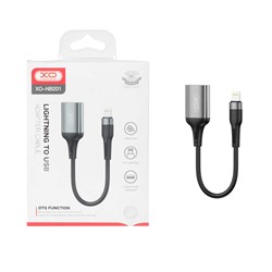 کابل  XO Lightning TO USB OTGمدل XO-NB201 - مشکی