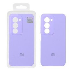 قاب سیلیکونی پاک کنی اورجینال Master Quality مدل Xiaomi Redmi 15 4G - بنفش روشن (پک دار)