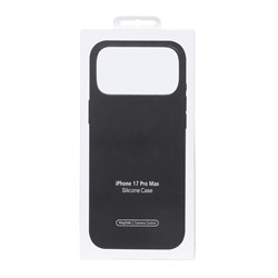 قاب اورجینال درجه یک Silicone Case پاک کنی Magsafe آی سی دار Apple iPhone 17 Pro Max - مشکی (پک دار)