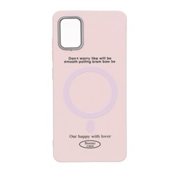 قاب Boone Case طرح مگ سیف لنز سیلور Samsung Galaxy A51 / M40s - صورتی
