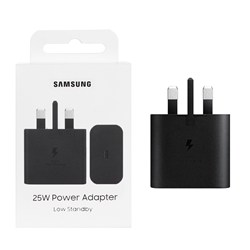 شارژر سه پین SAMSUNG 25W T2510 ( فست و PD) مشکی - (گارانتی یک ساله شرکتی)