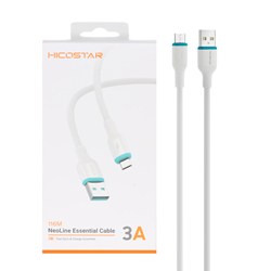 کابل شارژ فست اندروید Hicostar مدل 116M - سفید