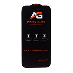 محافظ صفحه نمایش شیشه ای مات Full Cover Anti Static Mietubl AG مدل NTC - Apple iPhone 17 Pro Max