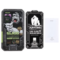 محافظ صفحه نمایش شیشه ای فوق شفاف اورجینال Wekome King Kong مدل Apple iPhone 17 Pro Max (پک فلزی) - NTC
