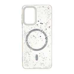 قاب اکلیلی طرح مگ سیف لنز کروم Samsung Galaxy A22 4G / M22 / M32 4G / F22 - فیلی