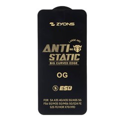 محافظ صفحه نمایش شیشه ای Full Cover ESD Anti Static - Zyons OG مدل Samsung Galaxy A35 / A55