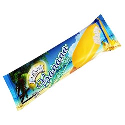 بستنی وانیلی با روکش شکلات موز  آبان 65 گرمی