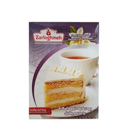 پودر کیک نیمه آماده با طعم وانیل زر لقمه 500 گرمی
