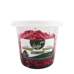 ترشی کلم پیچ قرمز دنیای زیتون 500 گرمی