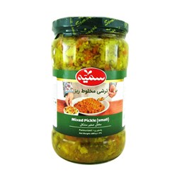 ترشی مخلوط ریز سمیه 680 گرمی