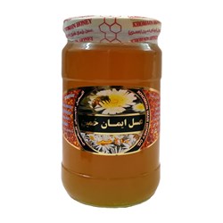 عسل گون مخصوص بدون موم ایمان خمین 1000 گرمی شیشه ای