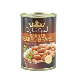 کنسرو لوبیا چیتی با سس لئونارد 420 گرمی