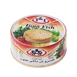 کنسرو تن ماهی یک و یک 180 گرمی