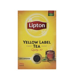 چای سیاه لیپتون مدل زرد نشان 450 گرمی