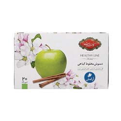 دمنوش مخلوط گیاهی کیسه ای سیب گلستان 20 عددی