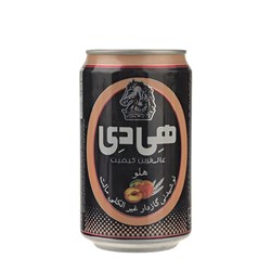 نوشیدنی مالت بدون الکل با طعم هلو هی دی قوطی 330 میلی لیتری