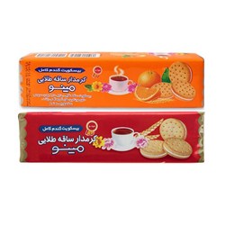 بیسکویت کرمدار  با طعم های مختلف ساقه طلایی 192 گرمی