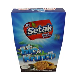 بیسکویت بایو کرانچ نارگیلی ستاک 400 گرمی