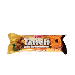 بیسکویت کرمدار فندقی شیرین عسل 60 گرمی