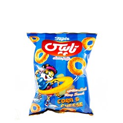 اسنک حلقه ای پنیری تاپیس 50 گرمی