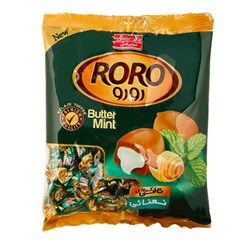 تافی مغز دار کره ای با طعم نعنا رورو شیرین عسل 450 گرمی