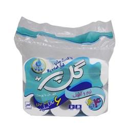 دستمال توالت گلپر 6 عددی