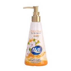 مایع دستشویی کرمی با رایحه شیر و عسل اوه 400 گرمی