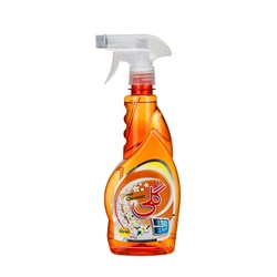 مایع شیشه پاک کن نارنجی گلی 500 گرمی