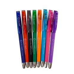 خودکار رنگی سی کلاس 7 میلی متری مدل soft touch بسته 8 عددی