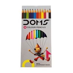 مداد رنگی جعبه ای دامس بسته 12 عددی