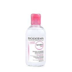 محلول پاک کننده آرایش صورت و دور چشم بایودرما مدل Sensibio H2O حجم 250 میلی لیتری
