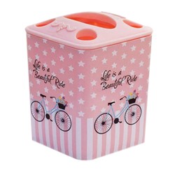 جا مسواکی پلاستیکی مدل مربع  5 خانه 