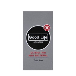 کاندوم گودلایف مدل Ultra Thin Anti Bacterial بسته 12 عددی
