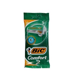 خود تراش دو لبه بیک مدل comfort 2 بسته 5 عددی